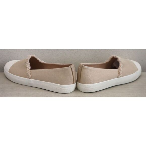 Splendid Women's Sz 6M Beige/Tan Aida Slip-On Canvas Sneakers - Picture 9 of 11